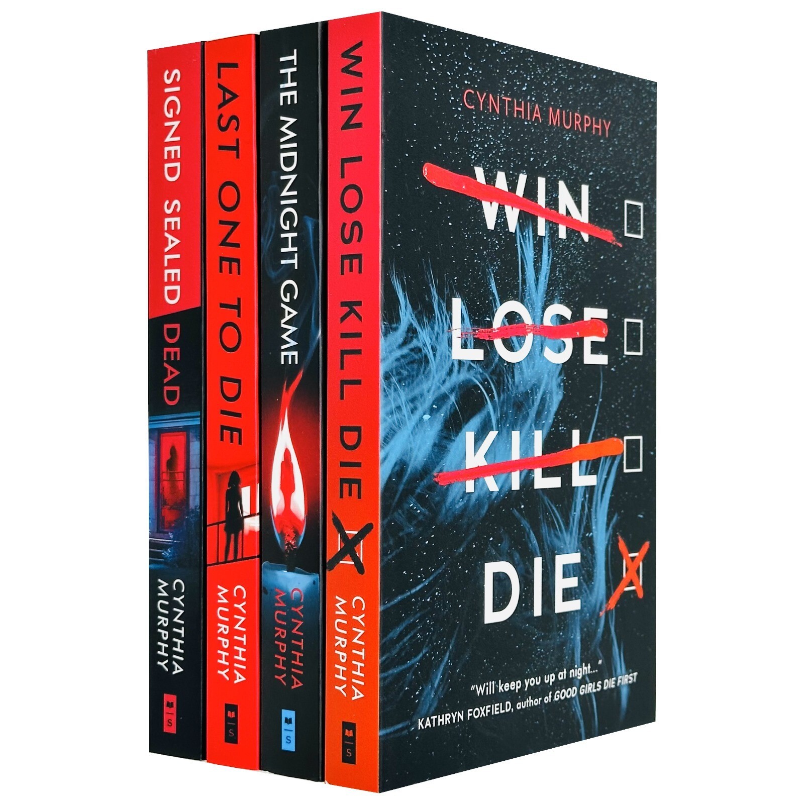 Cynthia Murphy Collection 4 Books Set The Midnight Game, Win Lose Kill Die
