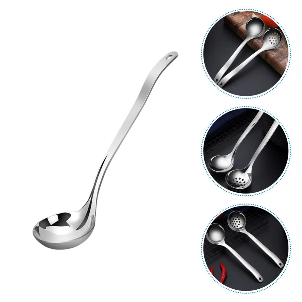 long handle soup spoon Kitchen Ladle Kitchen Wares Big Ladle Spoon Punch