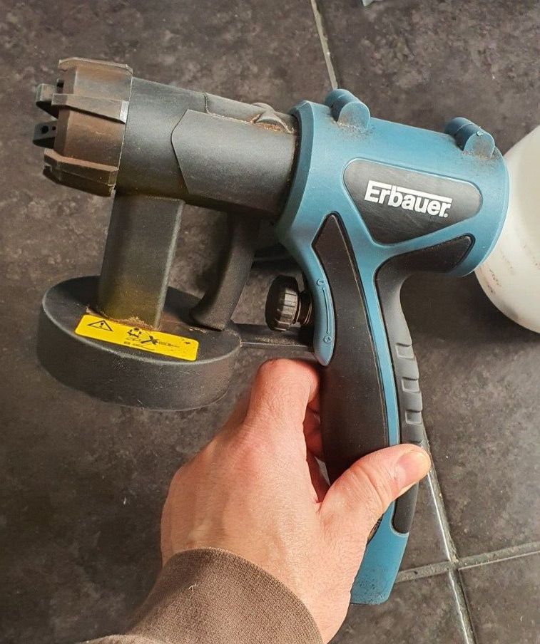 Erbauer ERB561SRG 700W 3 Spray Pattern Electric Paint Sprayer Only