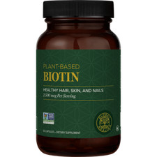Global Healing Biotin 2500mcg, Organic Sesbania Extract - 60 Capsules