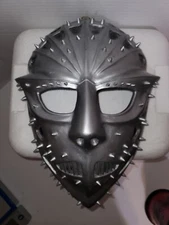 Wicked Jason Voorhees Silver Spiked Hockey Mask Friday the 13th Mylec wall art