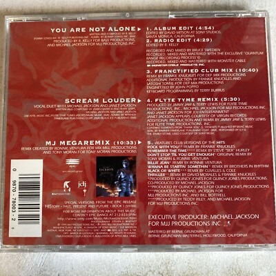 MICHAEL JACKSON - You Are Not Alone (the Remixes)CD- Single