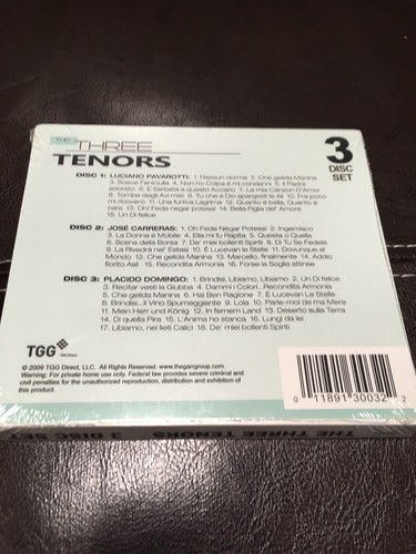 Die drei Tenöre, 3 CD-Set (Pavarotti, Domingo, Carreras) NEU VERSIEGELT - Bild 3 von 3
