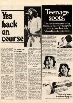 Yes Back on Course MM7 Interview 1977