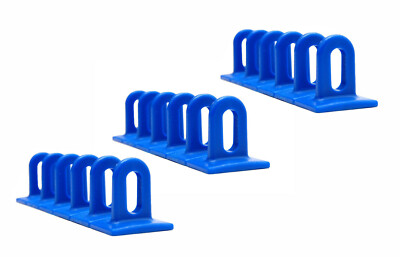 PDR Glue Pull Bar blue Klebepad rechteckig blau Ausbeulwerkzeug  Cebotech 3 St.