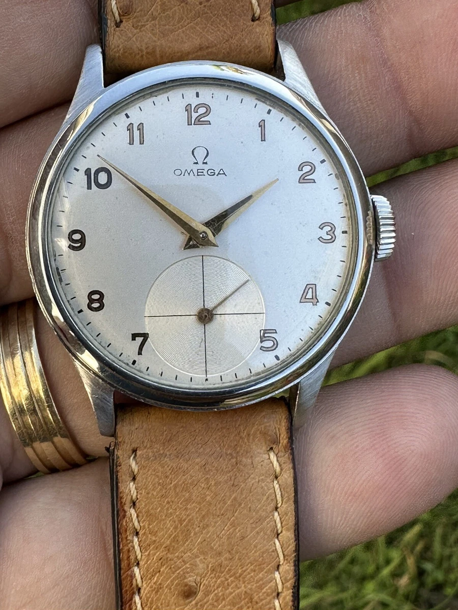 Collectors Vintage Omega 30T2 SS Manual Wind 35mm Screw Caseback