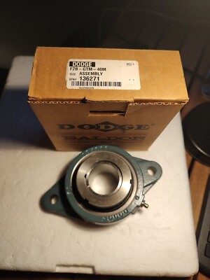 (2 Each) F2B-GTM-40M NEW 40mm Dodge 2-Bolt Flange Bearing 136271 
