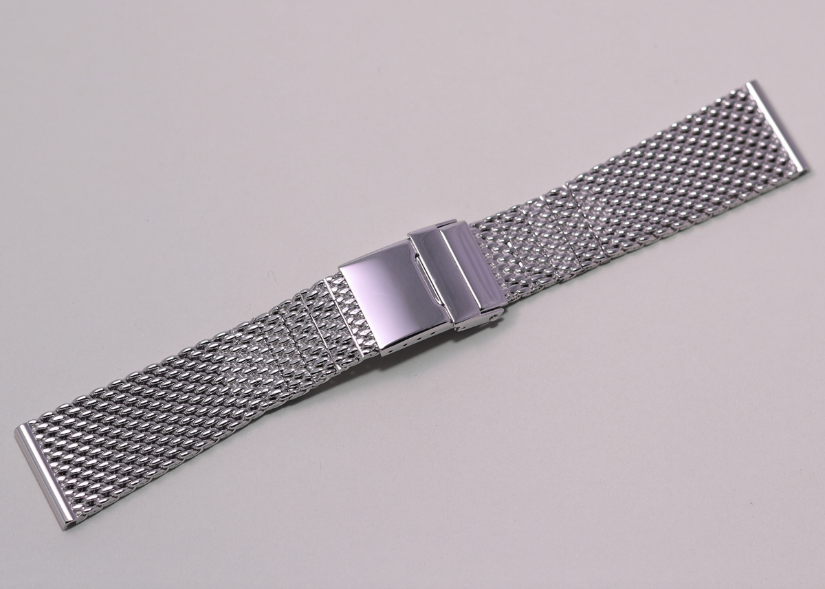 For BREITLING Watch Strap SHARK MESH MILANESE Metal Steel Watch