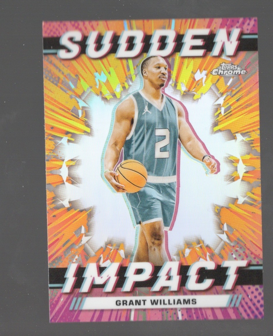 2023-24 Topps Chrome #SI-11 Grant Williams Sudden Impact Refractor Pink