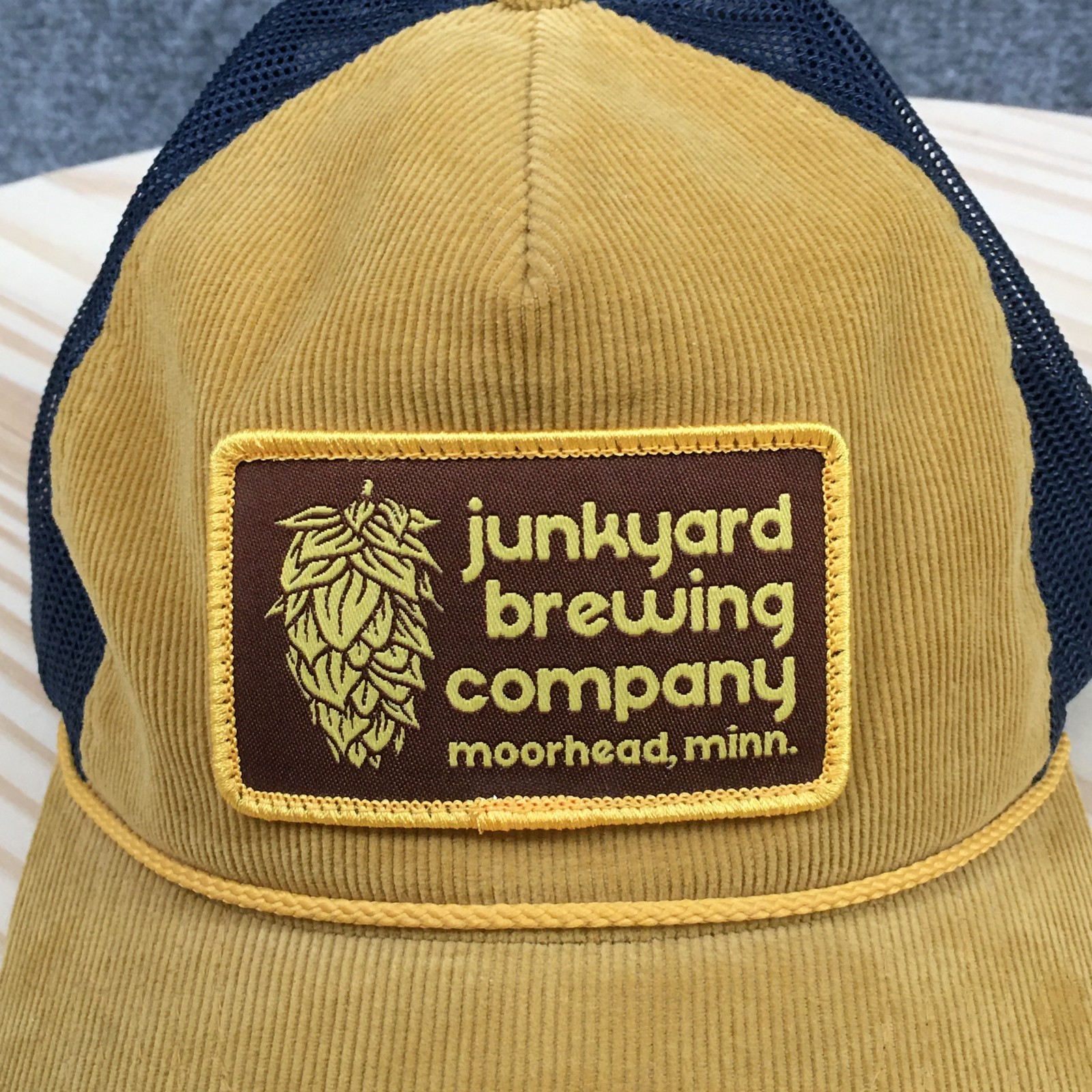Junkyard Brewing Company Richardson Outdoor Rope Hat Unisex One Size Brown image 3