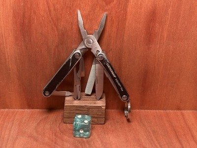 LEATHERMAN SQUIRT PS4 Black Plier Multi Tool USA Retired EXCELLENT!
