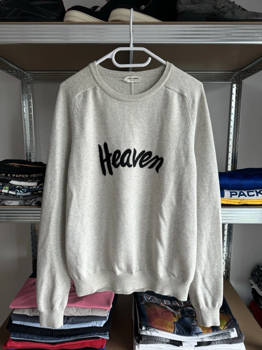 Saint Laurent Gray Crew Neck Sweaters for Men for sale | eBay