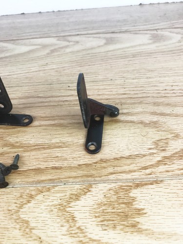 VTG Necchi Sewing Machine FRONT DOOR HINGE Set w/ Screws Supernova +Others Part - Picture 4 of 7