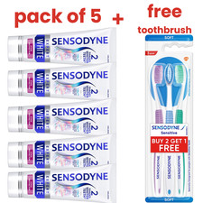 Pack 3 5 Sensodyne Expert White Toothpaste 70g Sensitive Whitening Toothbrush