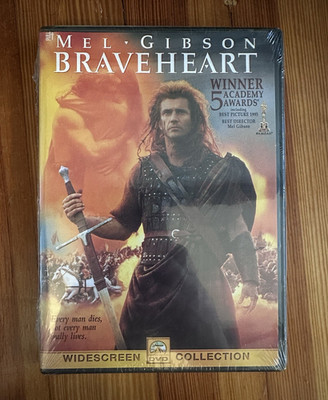 Braveheart DVD 2000 Widescreen Collection Mel Gibson New Factory Sealed