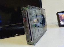 Custom Transparent Gray Wii Console Nintendo Wii Custom Wii Tested Working