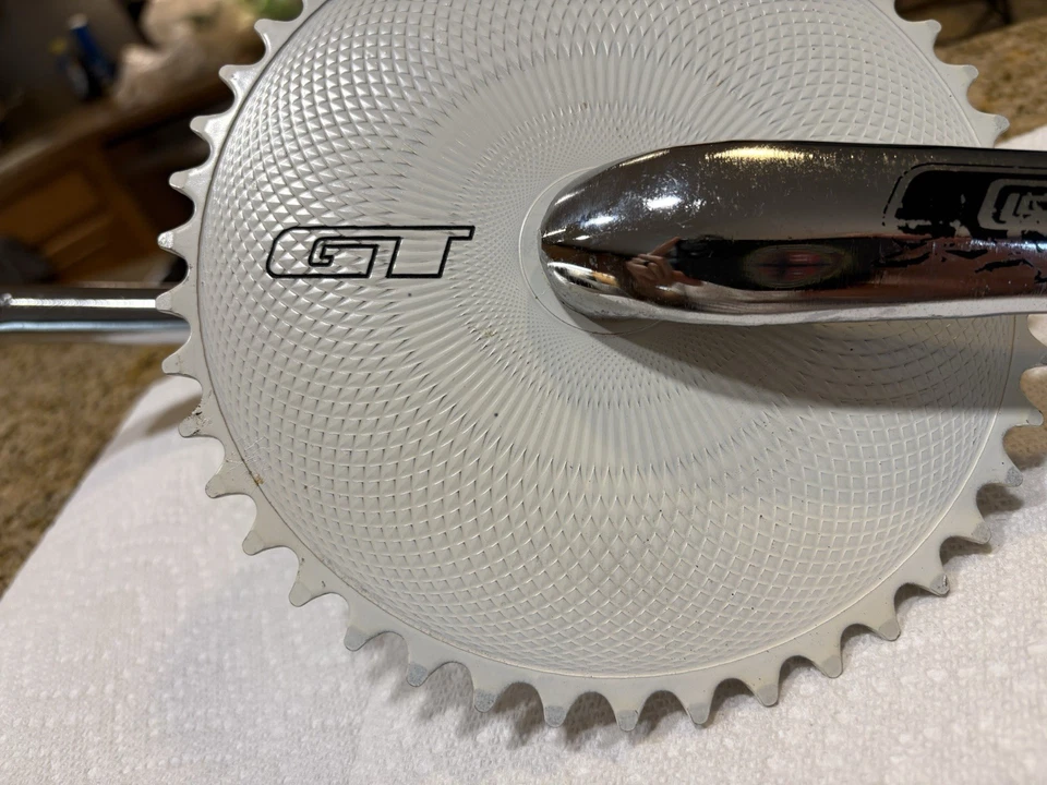 GT 1pc 180mm & 43f Fly Cutter Crankset - Image 4 of 4