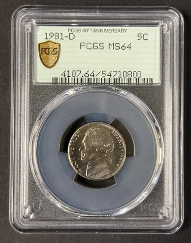 1981-D Jefferson Nickel — photo from another recent sale