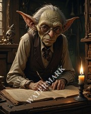 4 Digital Images Goblin Archivist Fantasy Wallpaper Desktop Wall Art B43