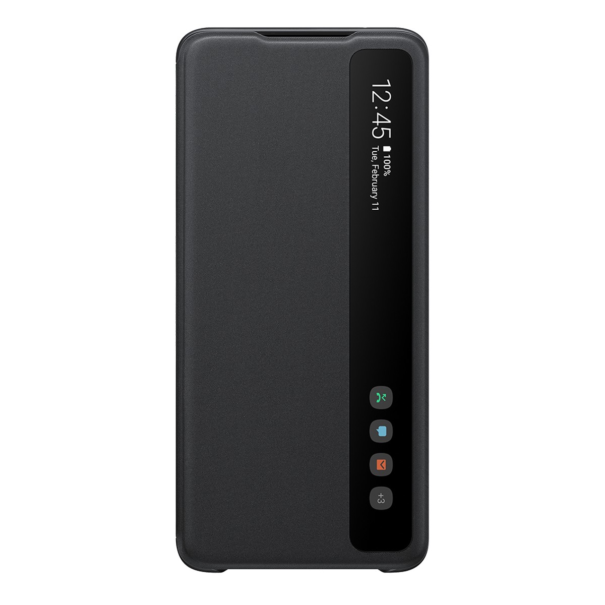 Étui Galaxy S20 Ultra transparent antichoc avec protection écran et folio actif