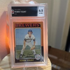 1975 Topps - Robin Yount #223 Rookie (RC) TGA 6.5 HOF