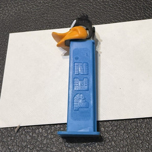 Daffy Duck PEZ Candy Dispenser - Blue Body, Black & Orange Character Head