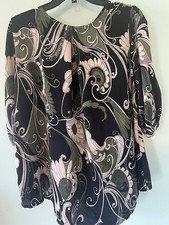 bryn WALKER Womens XS Floral Pleated  satin �...