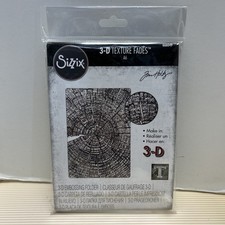 Sizzix 3D Texture Fades Embossing Folder By Tim Holtz New