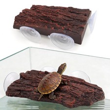 Turtle Basking Platform With 3 Suction Cups Climbing Ramp Aquatic Dock Tank