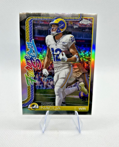 Puka Nacua - 2025 Topps Chrome Future Stars Refractor #FS23 - Los Angeles Rams