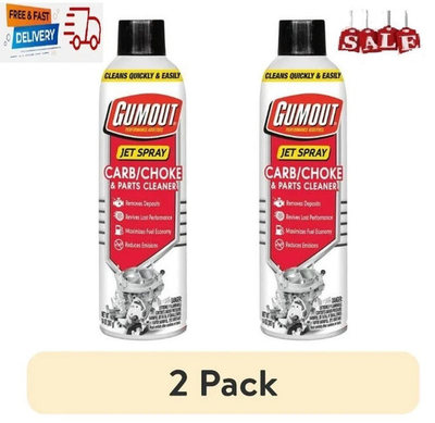 #ad Gumout Carb And Choke Carburetor Cleaner 14 Oz. Engine Parts Spray Pack of 2 $8.49