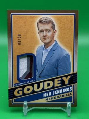 KEN JENNINGS 2020 Upper Deck Goodwin Champions PREMIUM RELIC #GM-KJ /50 G1