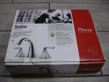 NEW Pfister "Selia" 8" O.C Widespread Bathroom Faucet Polished Chrome F-049-SLCC