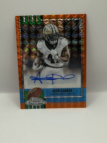 2025 Topps Chrome Alvin Kamara Superfractor (RAW)
