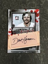 2013-14 In the Game Enforcers II - Autographs Dave Hanson #A-DH (AU)