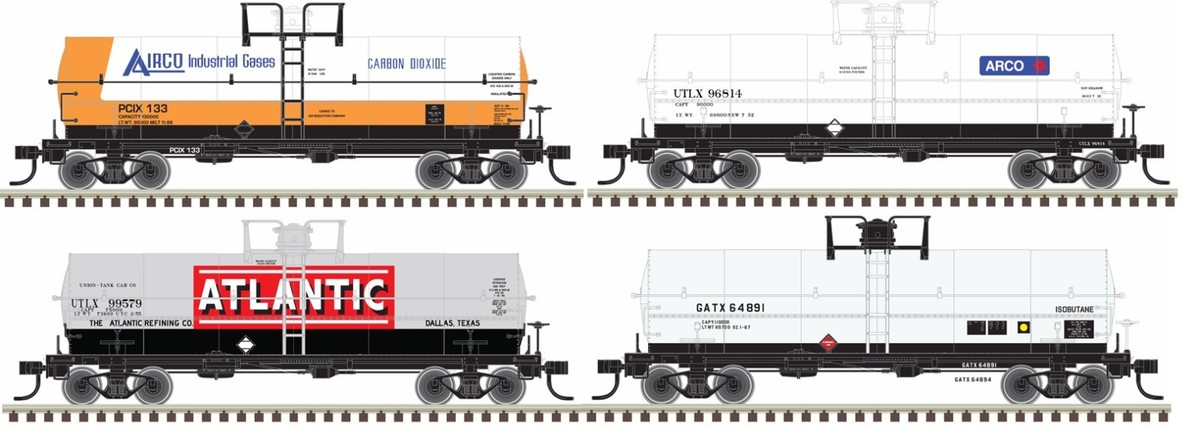 Atlas HO 11000 Gallon Tank Car New 2025 Choice Airco Atlantic Arco