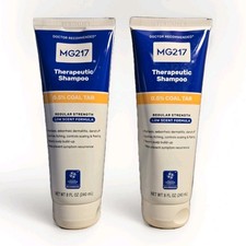 MG217 Psoriasis Shampoo with 0.5% Coal Tar• Regular Strength• 8FL Oz• 2 Pack 
