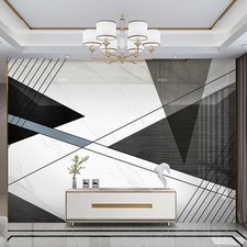Marble Look Modern Marble Effect Metal Geometry Luxury Design 6475