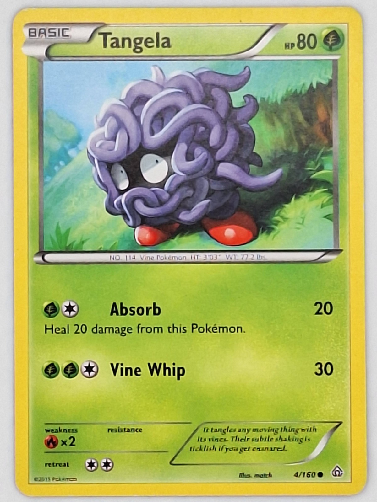Tangela 4/160 Pokemon - XY Primal Clash MP