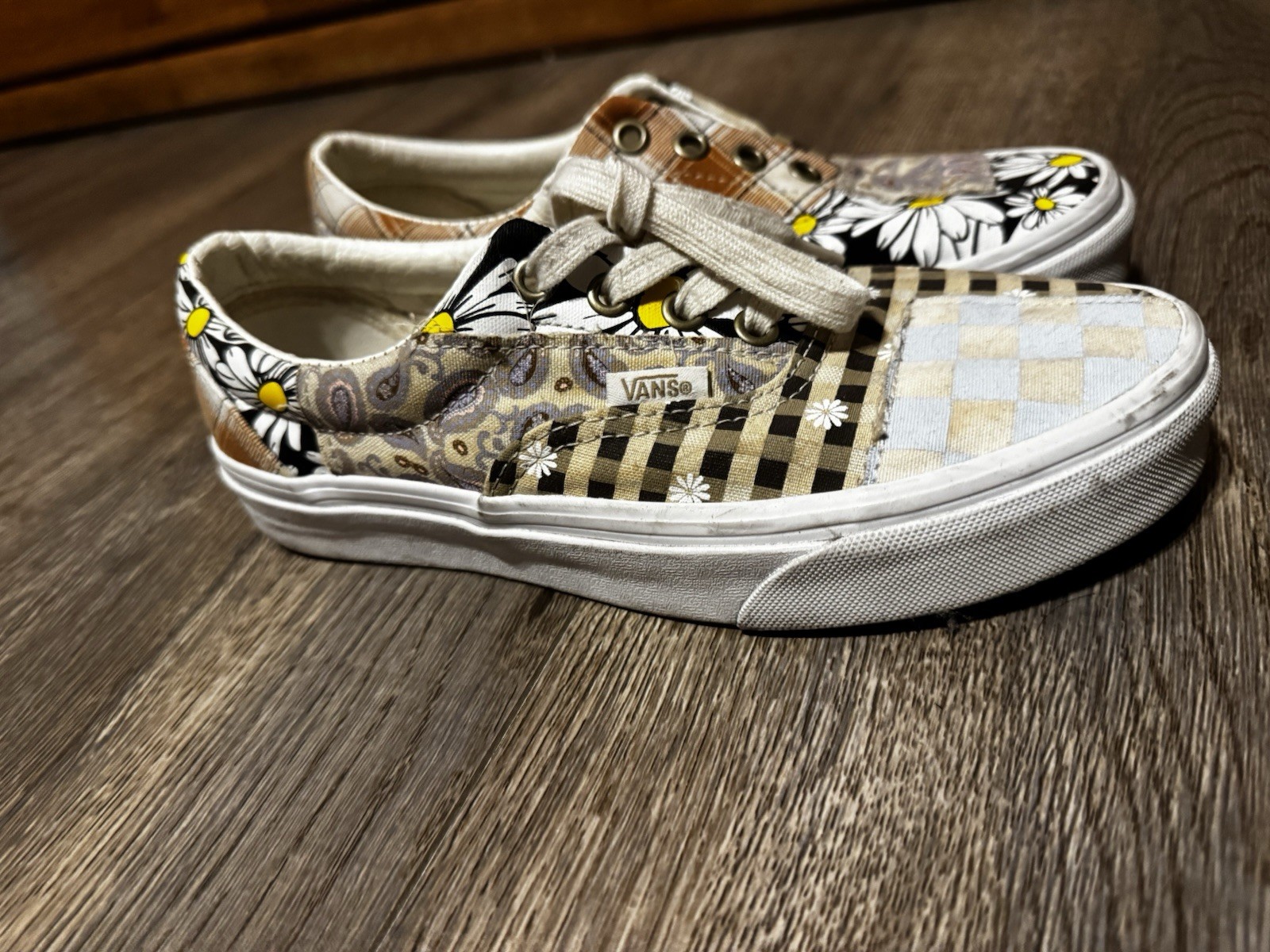 VANS Multicolor Patchwork Floral Check Paisley Lo… - image 3