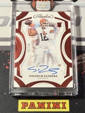 2025 Panini Flawless Shedeur Sanders Ruby Rookie Auto /15 Cleveland Browns RC