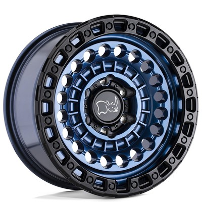 20x9.5'' Black Rhino Wheels Sentinel Cobalt Blue/Black Lip Edge Off-Road (4pcs)