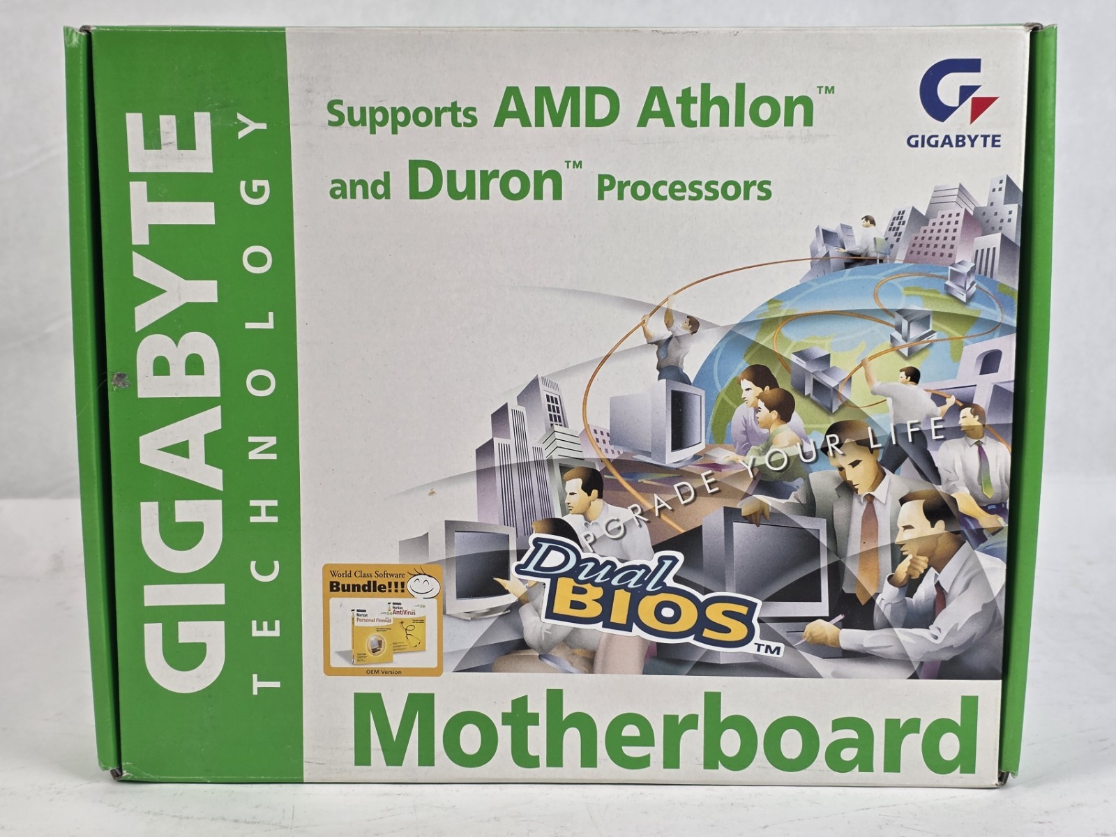 Gigabyte GA-7DXR+ Plus Motherboard AMD Socket A 761 686B Athlon Duron AGP NEW
