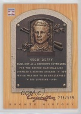 2012 Panini Cooperstown Bronze History 278/599 Hugh Duffy #29 HOF sh7