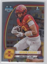 #94 2024 Bowman University Chrome _ Jayden Higgins Iowa State Cyclones