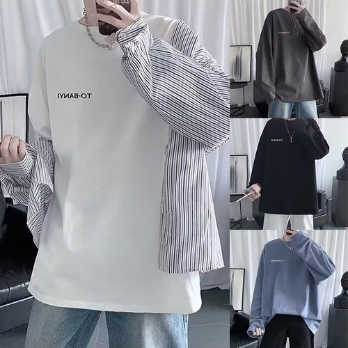 Täglich T -Shirt Männer T -Shirt Vollhülse Fitnessstudio Lange Ärmel Lose - Bild 1 von 27