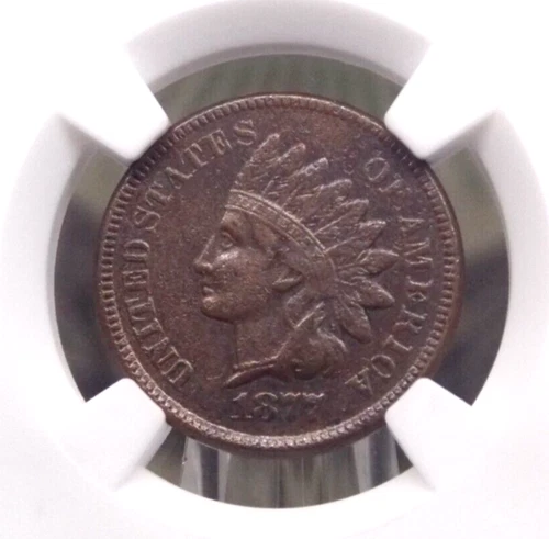 1877 Indian Head Cent Penny 1c NGC AU Detail #001 About Uncirculated ECC&C, Inc.