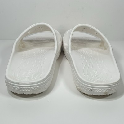 Crocs Baya Slide Slip On Sandals Mens 10 Womens 12 White  display picture 1