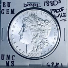 1880 S BU GEM MORGAN SILVER DOLLAR UNC MS+++ U.S. MINT RARE COIN 6981