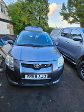 2008 (58) Toyota Auris 1.6 Petrol Grey – Spares or Repairs (Clutch Failed)